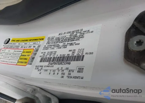 2013 Ford Fusion Se из США, поврежденный, VIN 3FA6P0H70DR252446